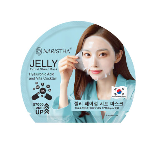 Hyaluronic Acid and Vita Cocktail Jelly Facial Sheet Mask